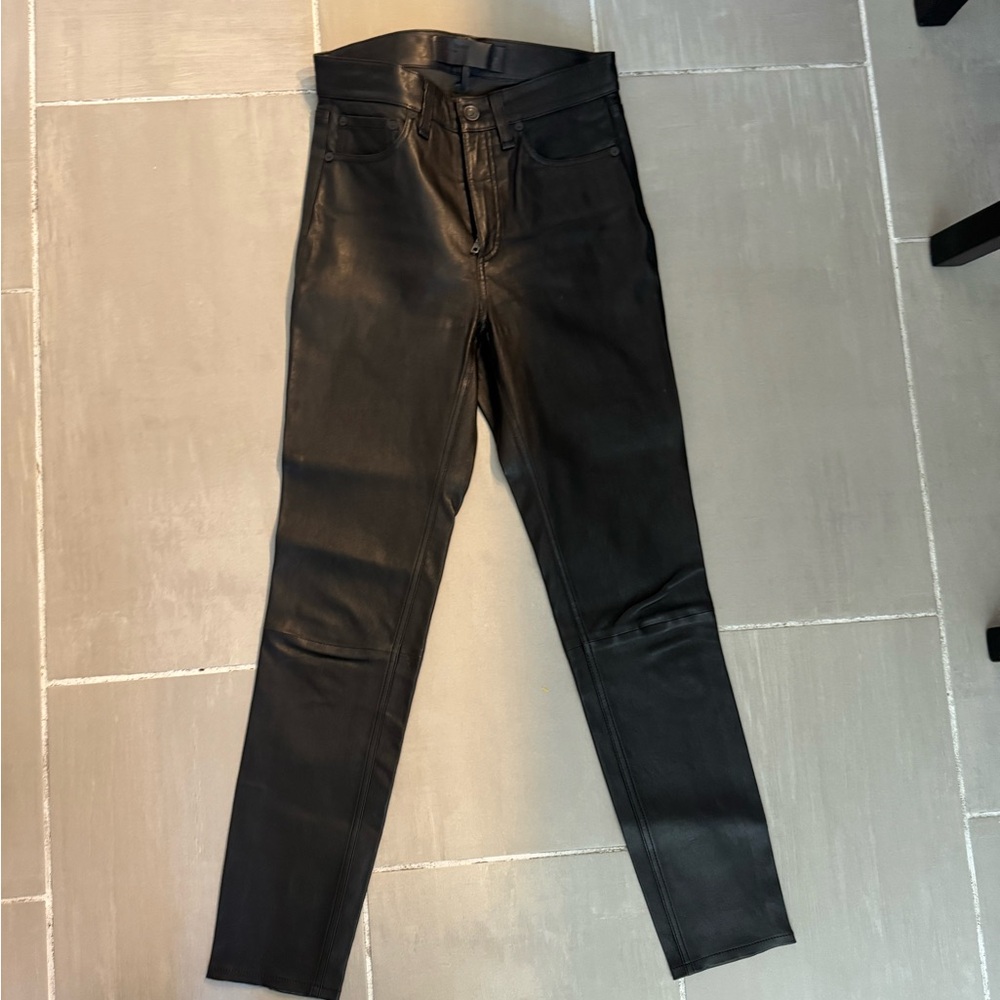Black Women's Leather Pants